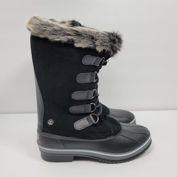 Northside Katsura Womens Insulated Waterproof 3M Black Snow Boots US Size 10 NWT - Picture 3 of 12